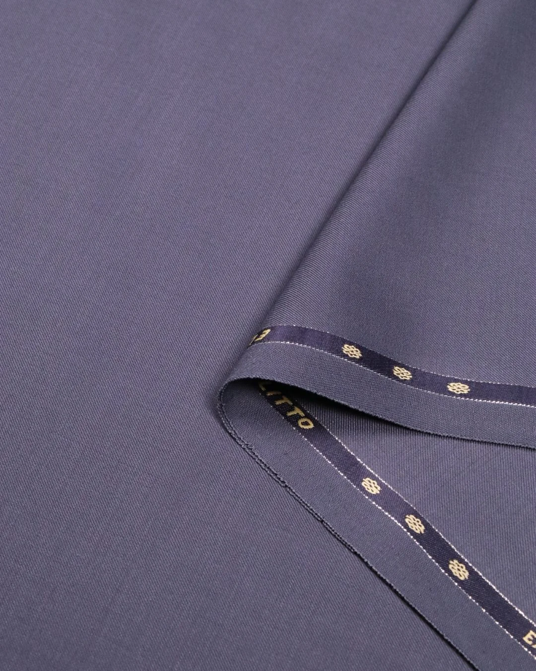 Premium Purple Poly-Wool Suiting Fabric