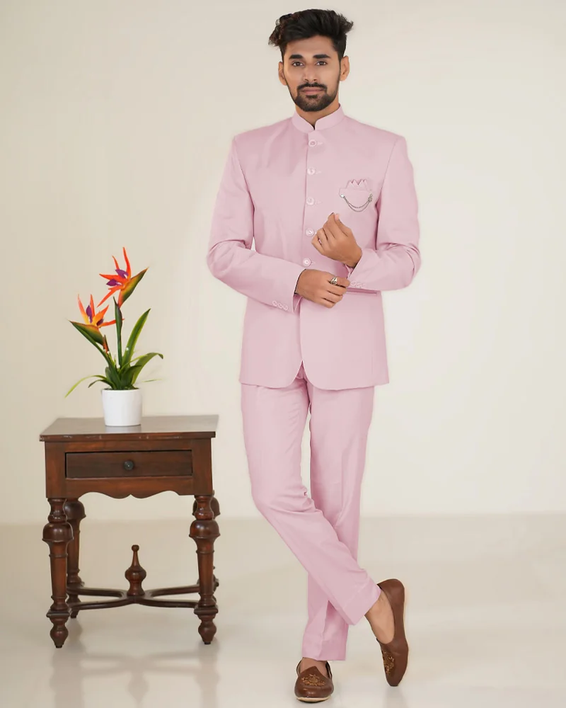 Pink Imported Jhodpuri For Wedding